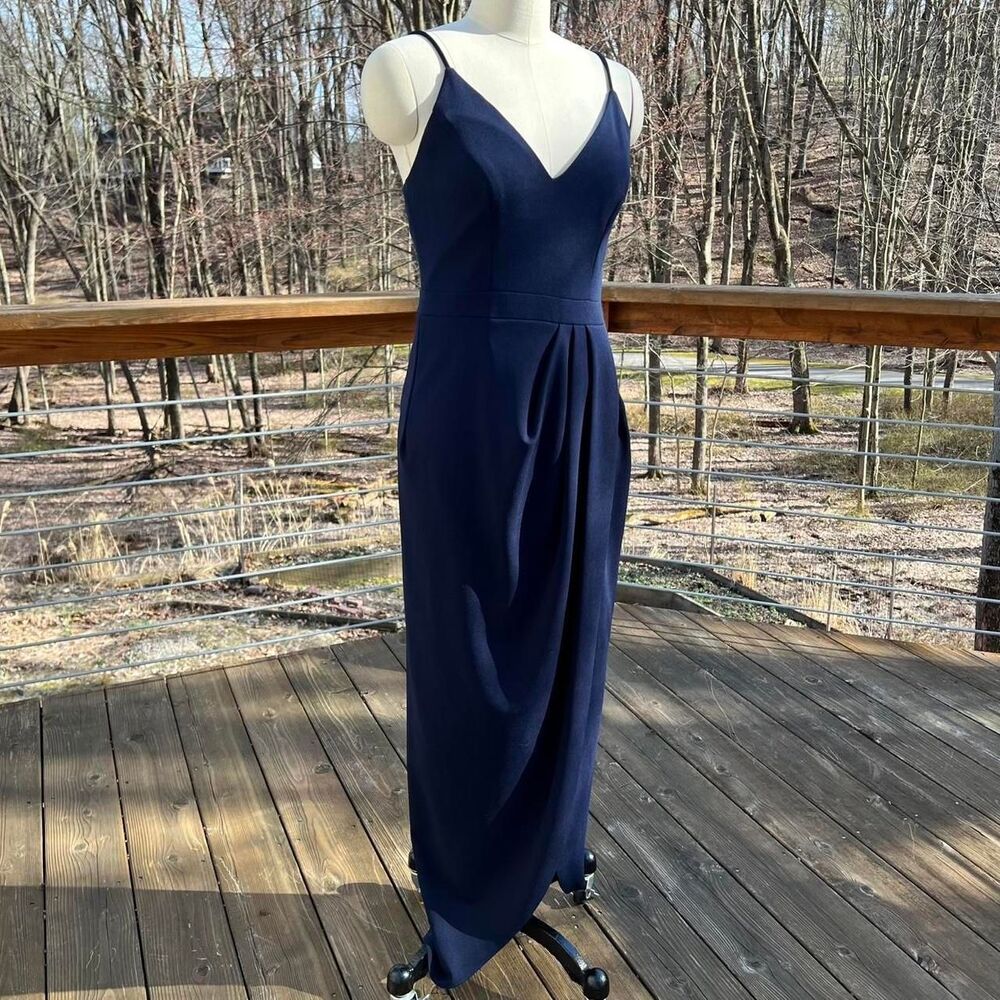Anthropologie Blue Formal Dress
